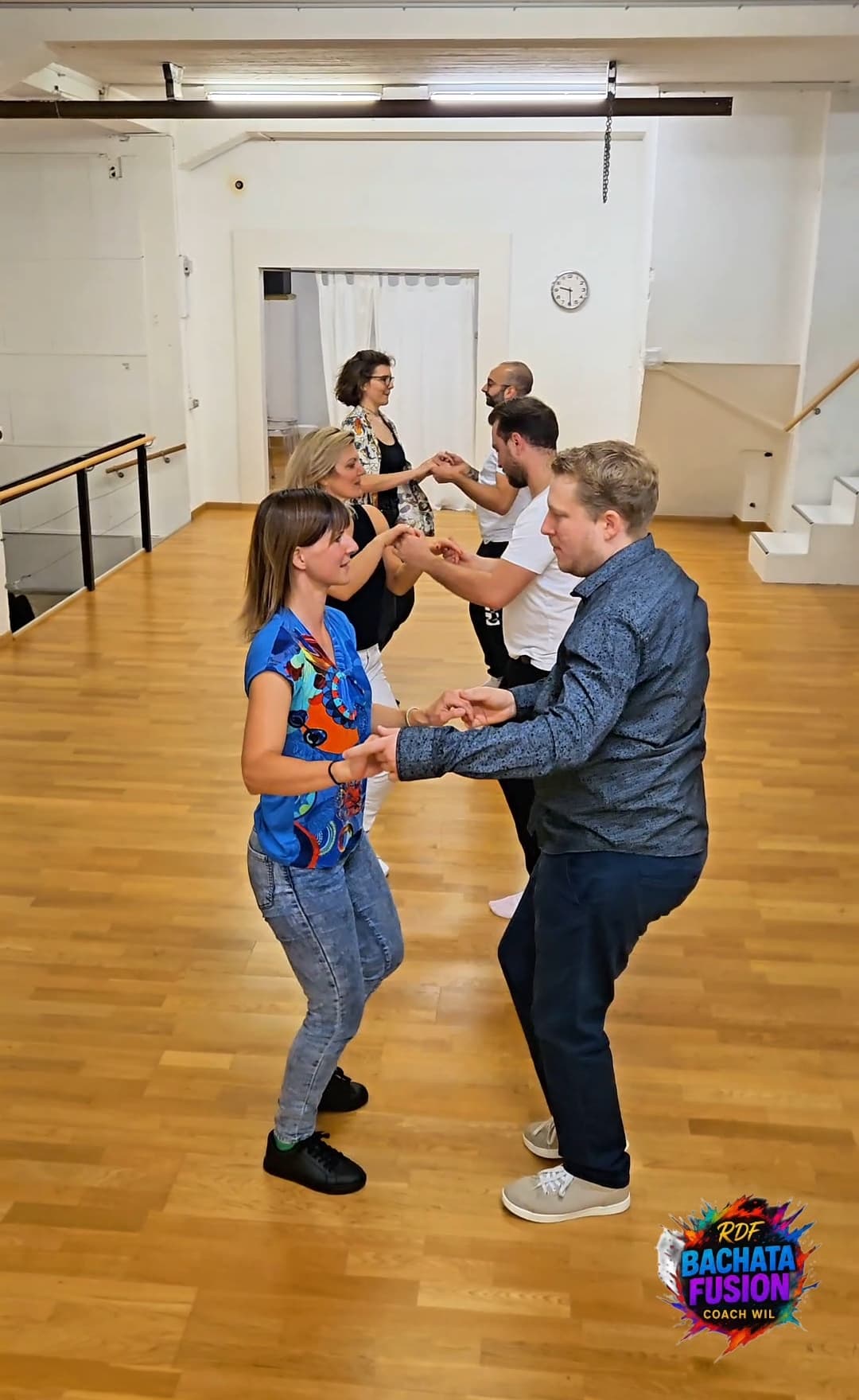 Wilfried teaching Bachata class