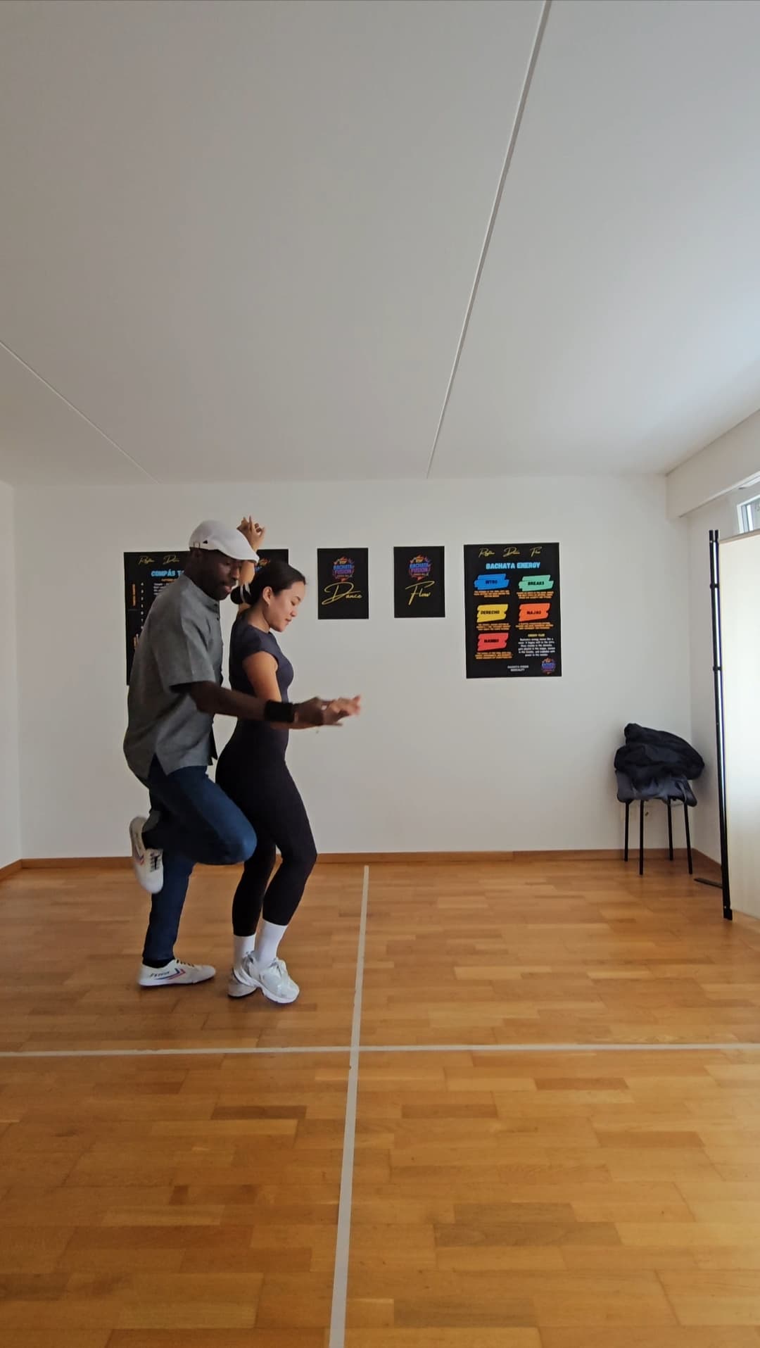 Wilfried teaching Bachata class