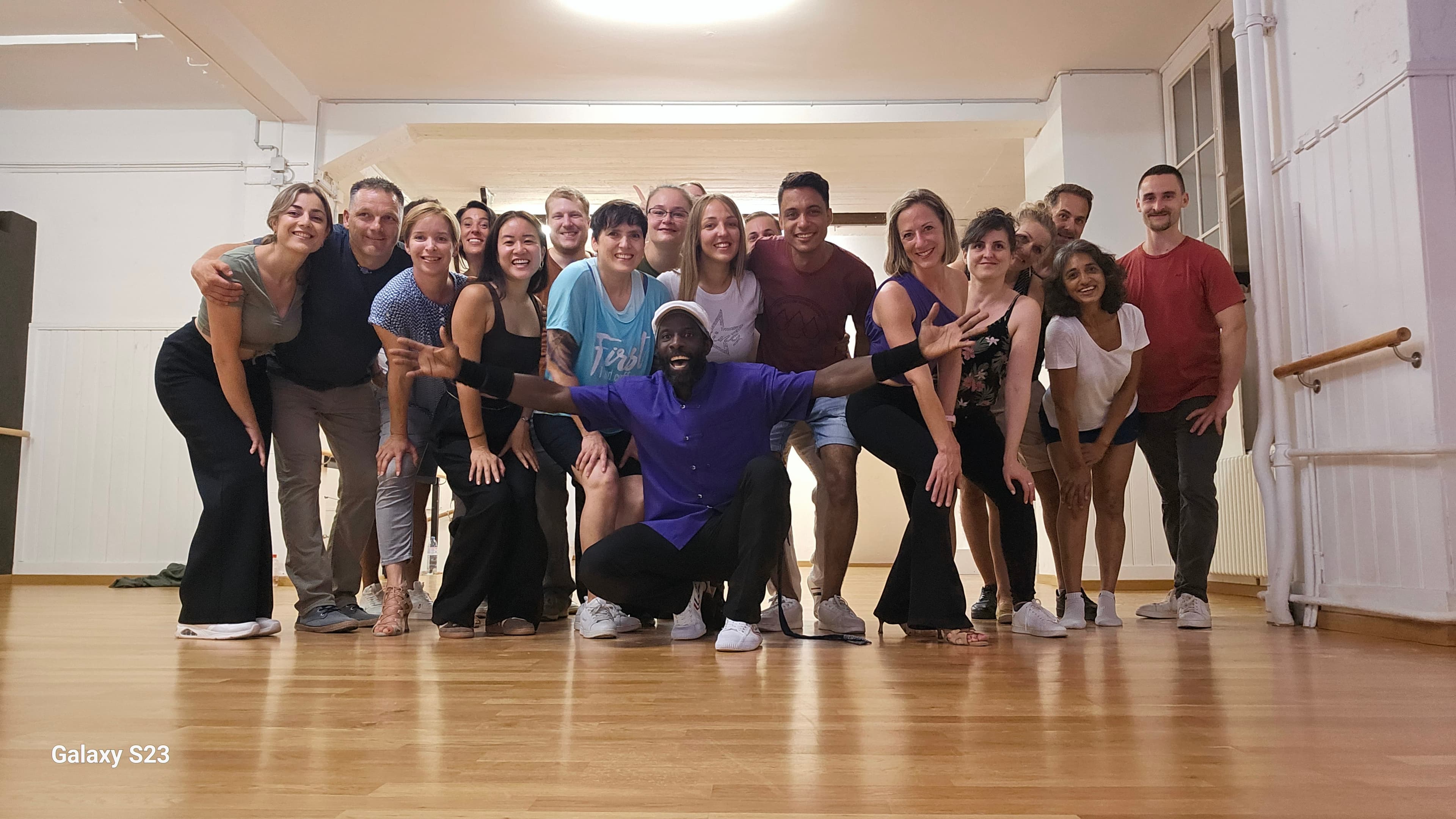Wilfried teaching Bachata class